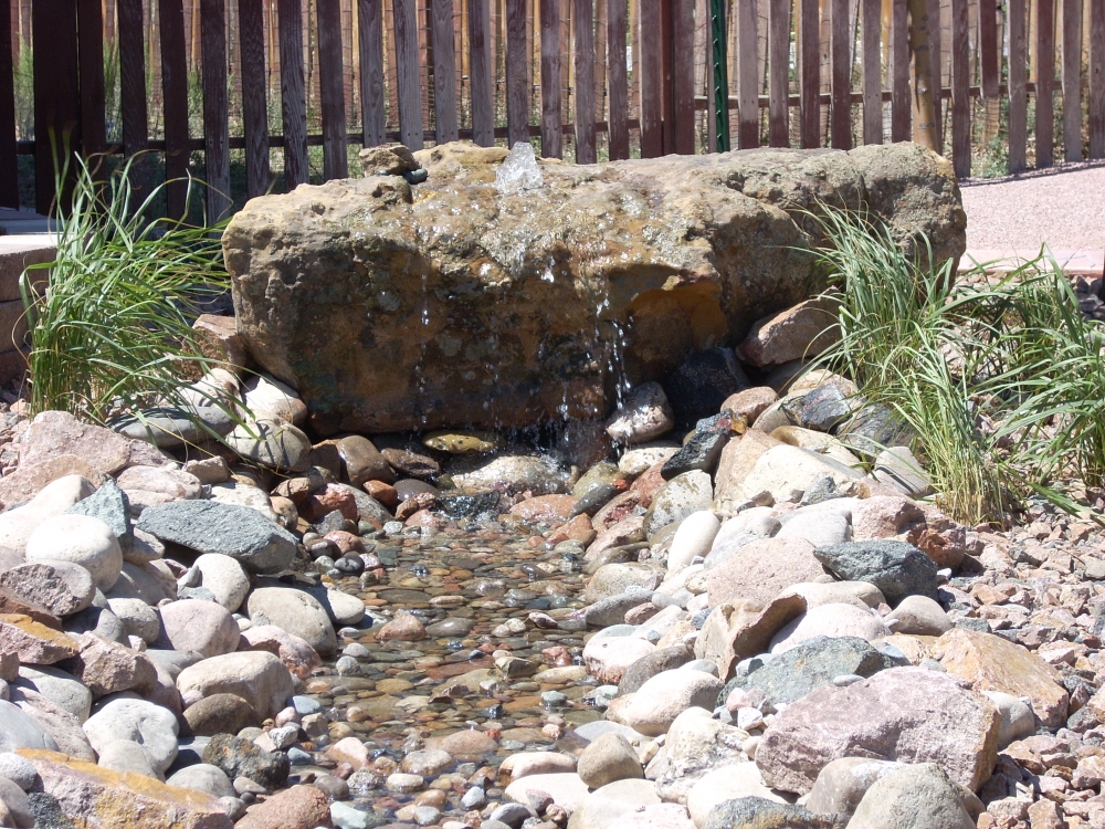Boulder Water Feature and Creek